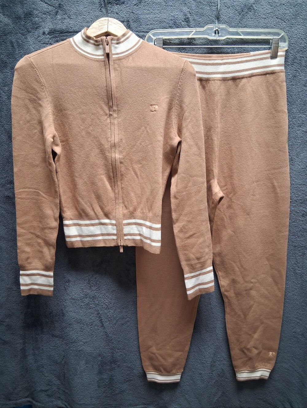 Pink Victoria's Secret Varsity Track Suit Sz S/M NWT